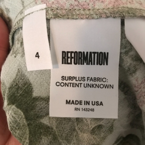 The Reformation Printed Savanah Dress - NWOT - Picture 7 of 7